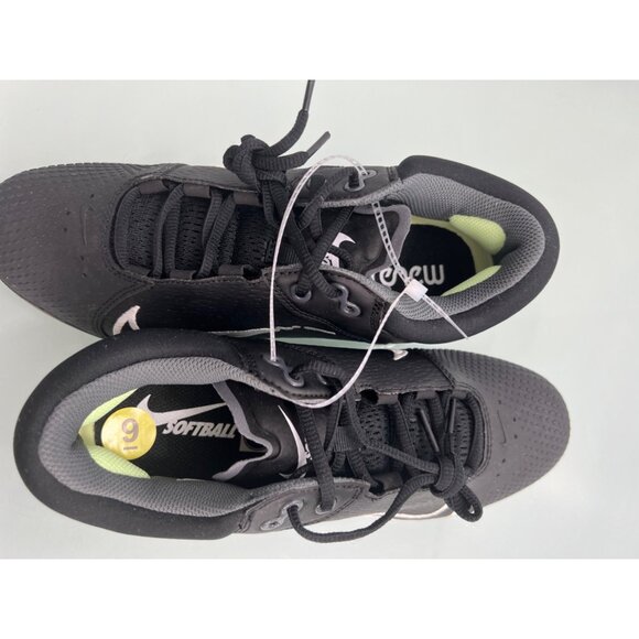 Nike Hyperdiamond 4 Elite Softball Cleats Women’s Size 9 Black CZ5917-005 Shoes - Picture 4 of 7